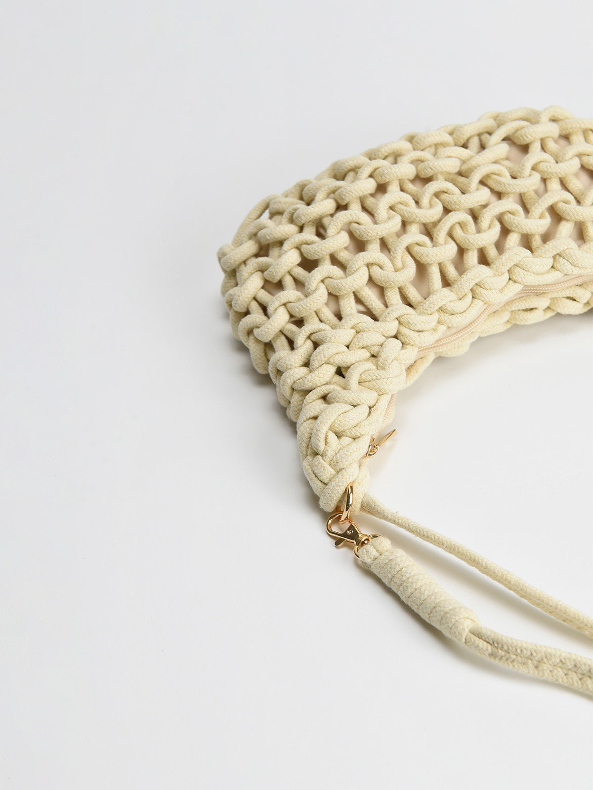 Bolso Trenzado Beige
