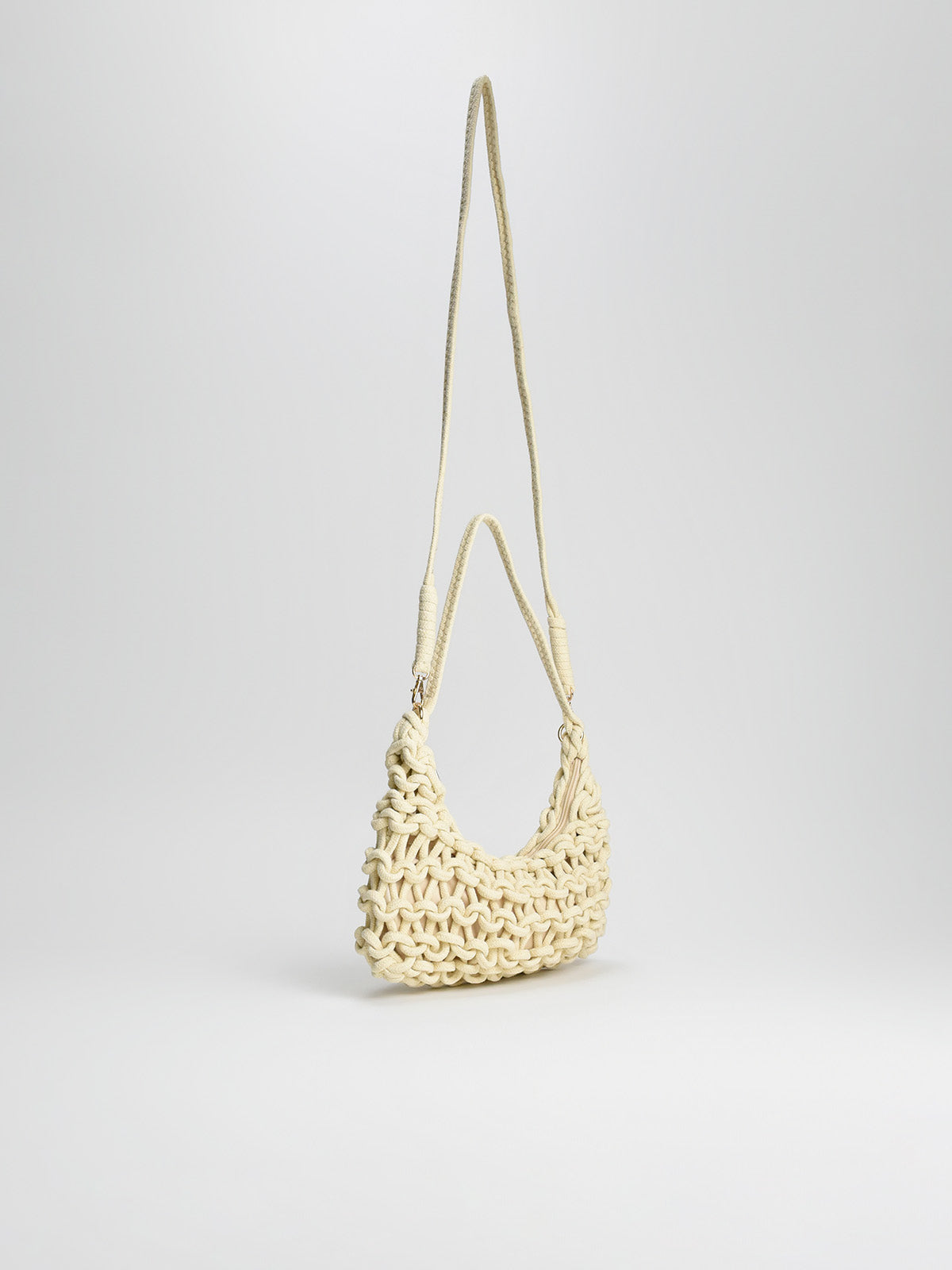 Bolso Trenzado Beige