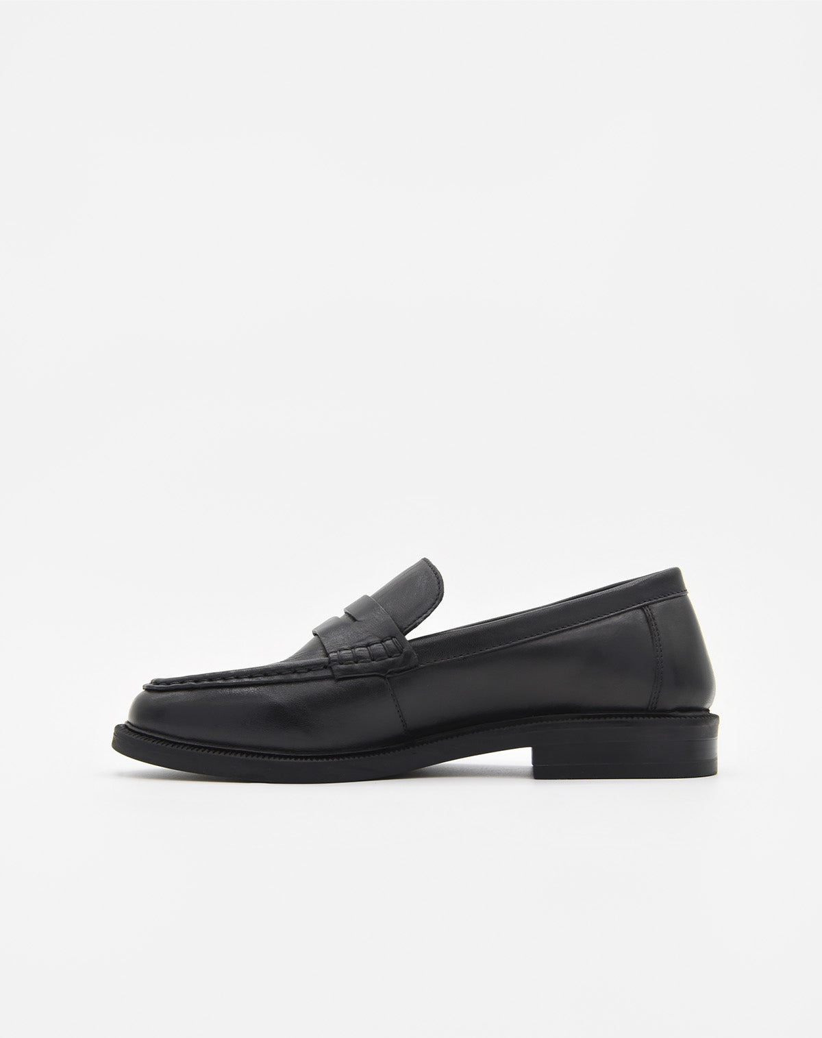 MOCASINES DE PIEL NEGROS PARA MUJER