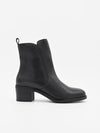 BOTINES NEGROS DE TACÓN MEDIO