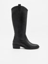 BOTA COWBOY NEGRA PARA MUJER