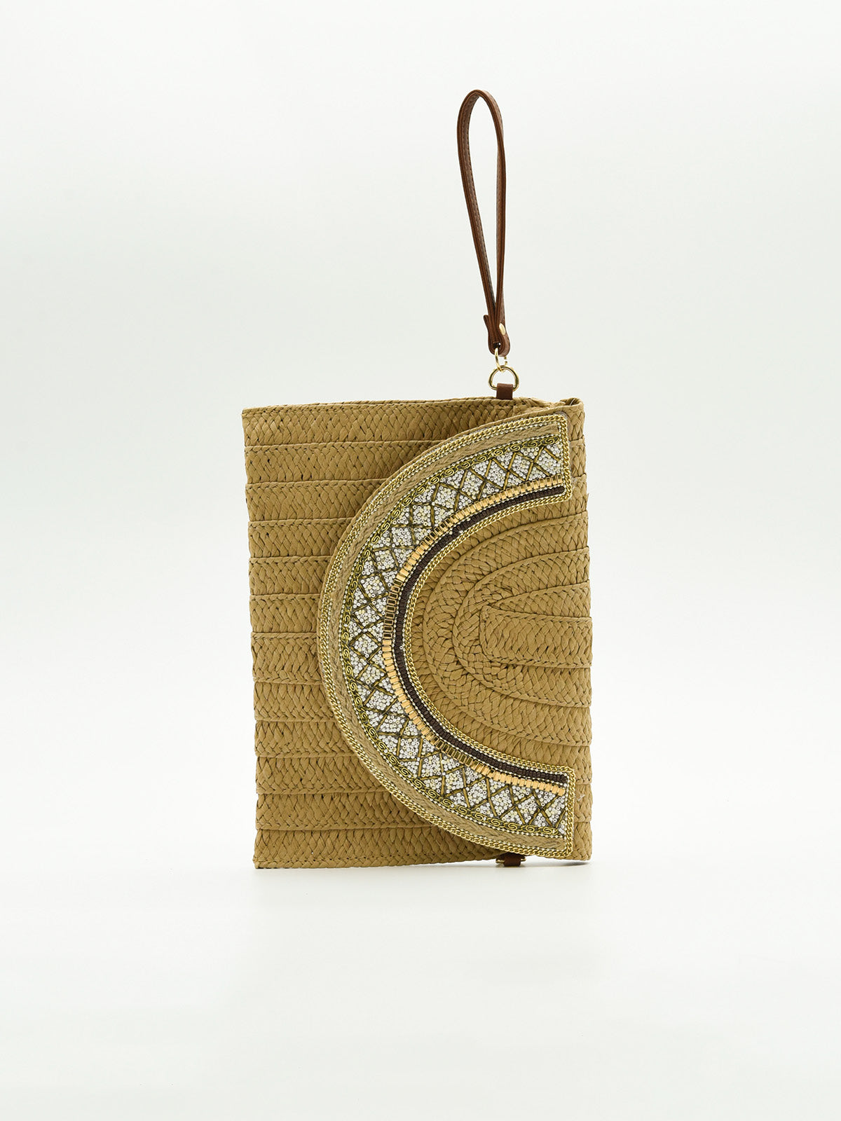 Clutch Rafia Étnico