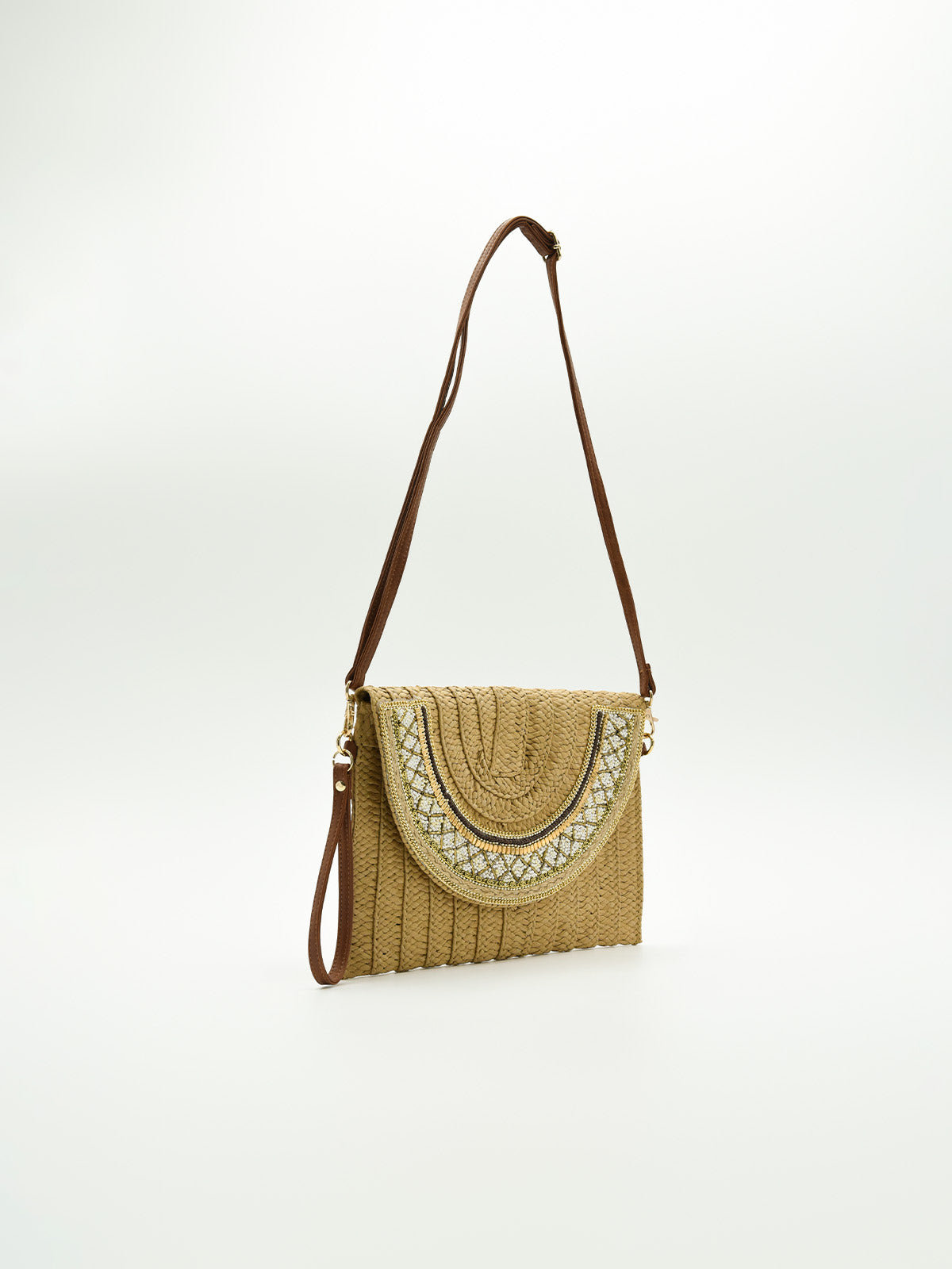 Clutch Rafia Étnico