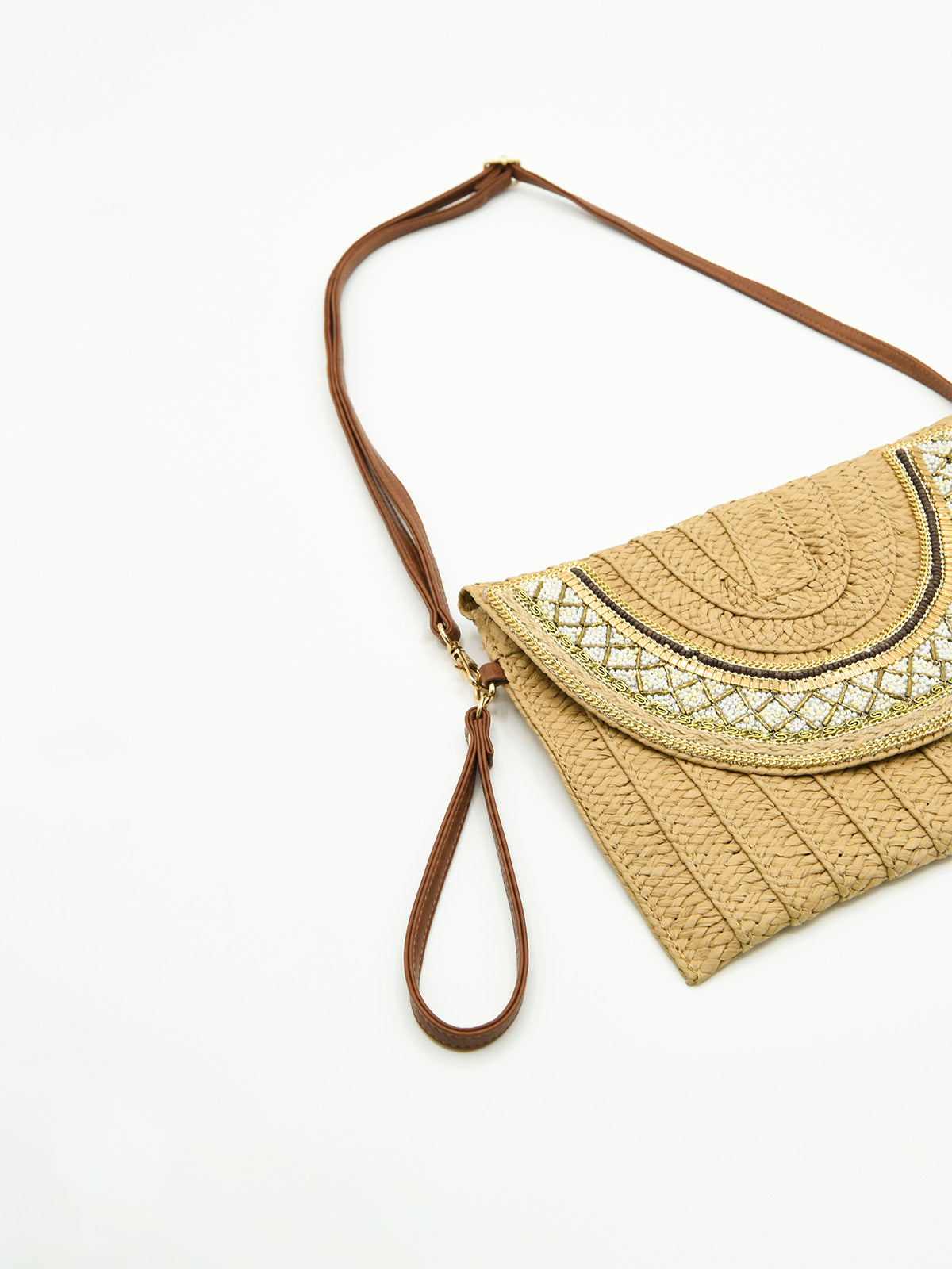 Clutch Rafia Étnico